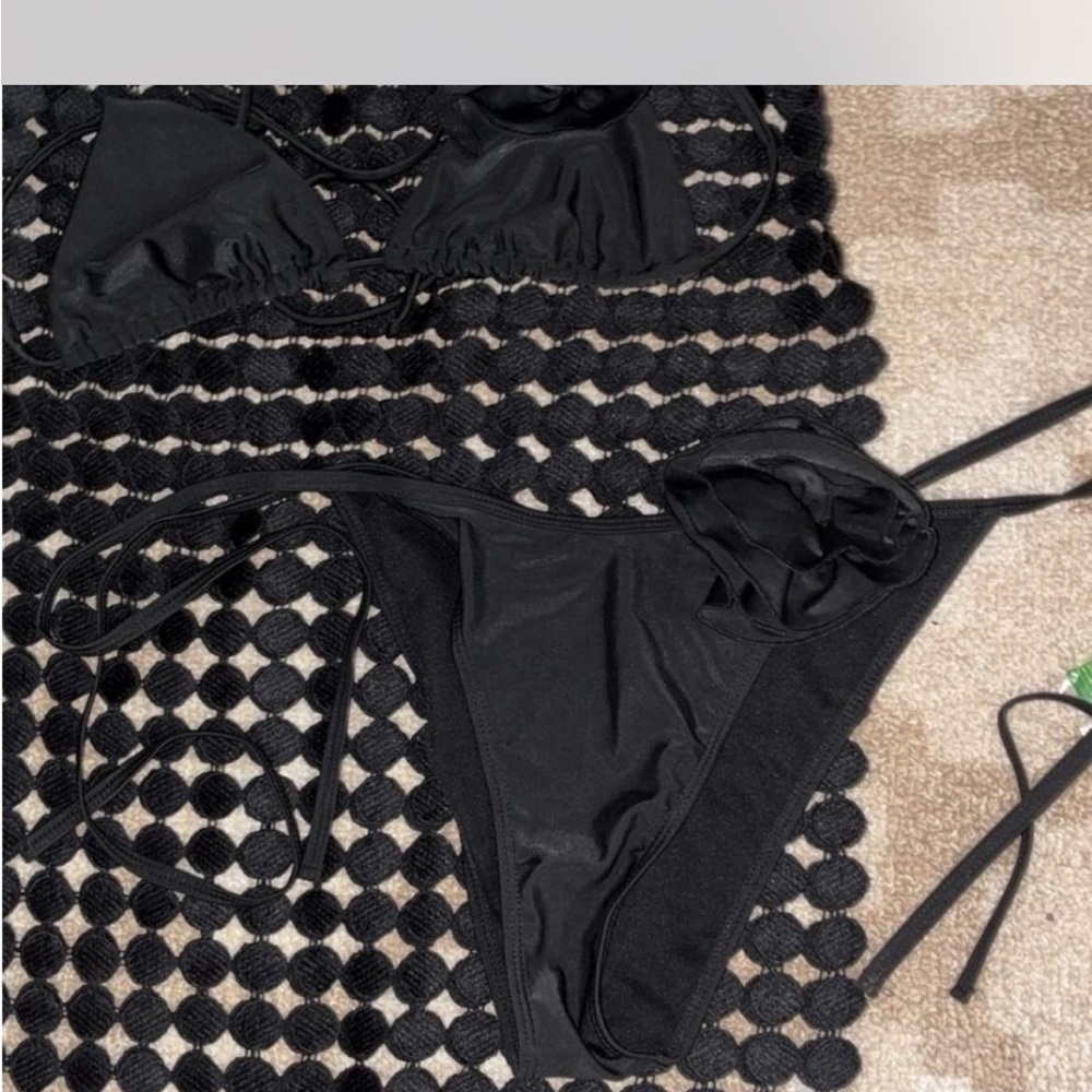 Boohoo Elegant Black Swimwear